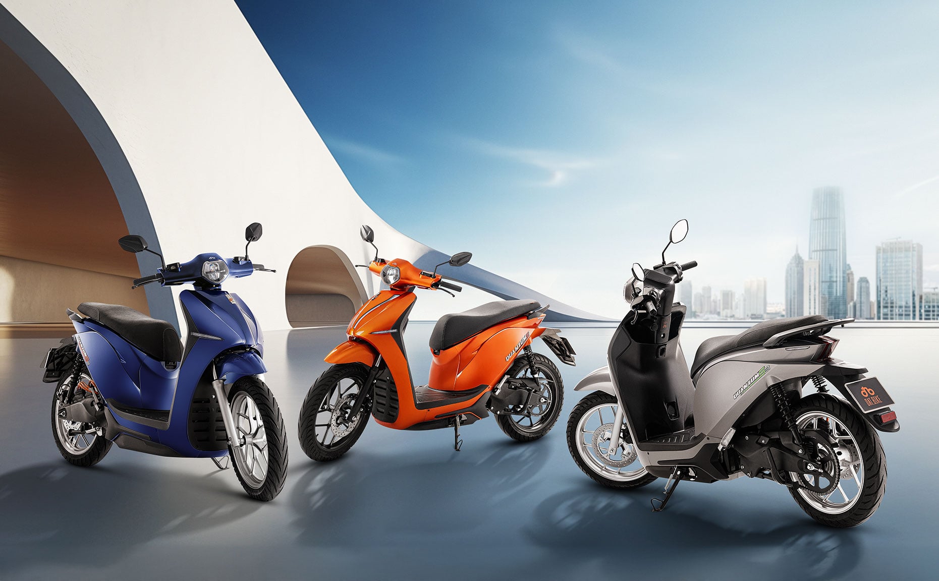 Bộ ba Dat Bike Quantum S-series phong cách xe ga hiện đại