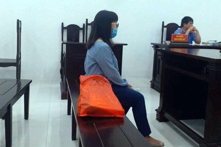 Nguyễn Vân Giang tại phiên tòa sơ thẩm TAND TP Hà Nội